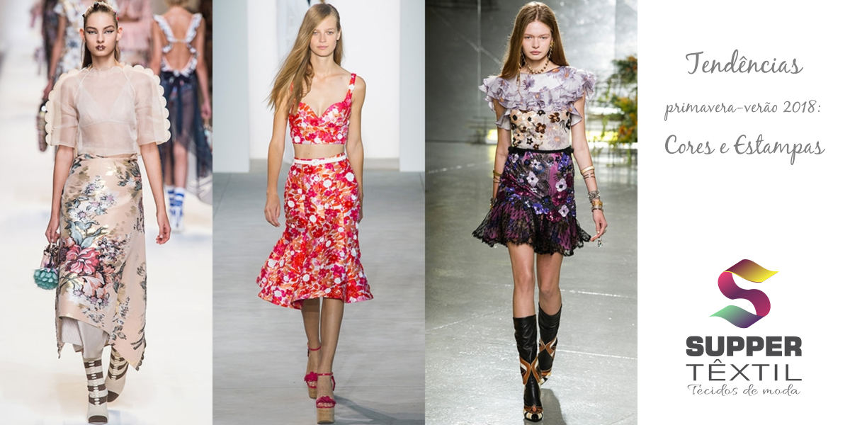 Tendências primavera-verão 2018: cores e estampas