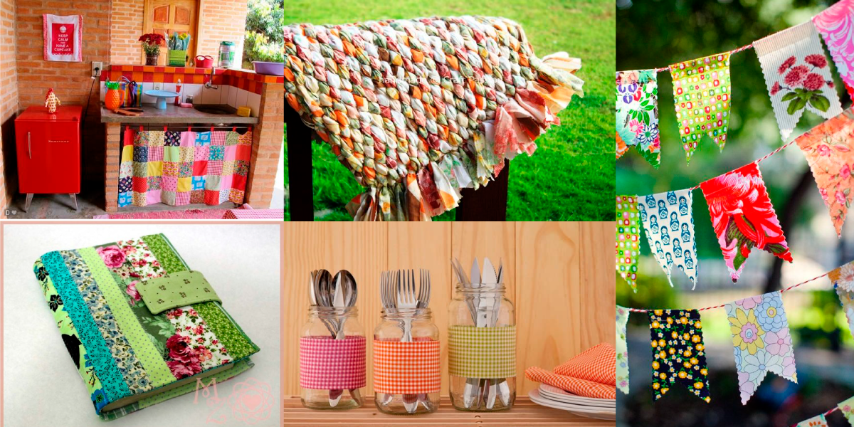 O que fazer com retalhos de tecidos – 5 ideias incríveis